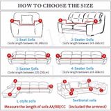 Sofa All-inclusive Universal Set Sofa Full Cover Add One Piece of  Pillow Case  Size:Two Seater(145-185cm)(Dark Green)