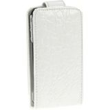 Crocodile Texture Leather Case for iPhone 4 & 4S(White)