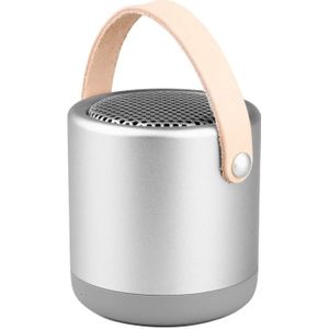 A056  Portable Outdoor Metal Bluetooth V4.1 Speaker with Mic  Support Hands-free & AUX Line In (Silver)