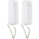 109DC Two-way High-definition Wired Intercom Doorphone (White)