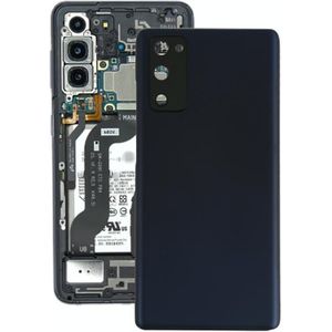 Battery Back Cover with Camera Lens Cover for Samsung Galaxy S20 FE(Black)