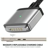 ENKAY 140 W USB-C / Type-C naar MagSafe 3 nylon gevlochten magnetische oplaadkabel met LED-indicator voor MacBook 6.6FT
