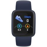 D20S 1.44 inch Color Screen Smart Watch Support Heart Rate Monitoring/Blood Pressure Monitoring/Blood Oxygen Monitoring/Sleep Monitoring(Dark Blue)