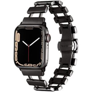 Holle roestvrijstalen horlogeband voor Apple Watch Ultra 49 mm / serie 8 & 7 45 mm / SE 2 & 6 & SE & 5 & 4 44 mm