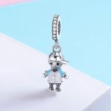S925 Sterling Silver Perfect Life Clever Boy Beads DIY Bracelet Necklace Accessories