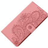 Voor Samsung Galaxy A91 / S10 Lite Peacock Embossed Pattern Horizontale Flip Lederen Case met Holder & Card Slots & Wallet & Lanyard(Pink)