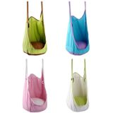 Adult and Children All-cotton Canvas Swing Outdoor Swing Frame Hanging Hammock  Size: 55*75*145cm  Random Color Delivery