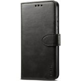 For iPhone 8  / 7 GUSSIM Magnetic Horizontal Flip Leather Case with Holder & Card Slots & & Wallet(Black)