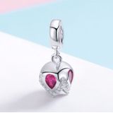 S925 Sterling Silver Pendant Tulip Beads DIY Bracelet Necklace Accessories