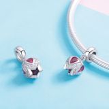 S925 Sterling Silver Pendant Tulip Beads DIY Bracelet Necklace Accessories