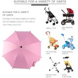 Adjustable Laciness Umbrella For Golf Carts  Baby Strollers/Prams And Wheelchairs To Provide Protection From Rain And The Sun(Pink)