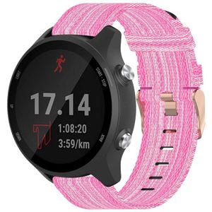 Voor Garmin Forerunner 245 Muziek 20 mm Nylon Woven Watch Band