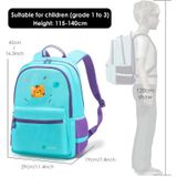 TigerNU T-B9030A Kinderen Reflecterende rugzakreductie Negatieve Ridge Schoolbag (Blue Purple)