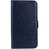 For Ulefone Armor 10 5G idewei Crazy Horse Texture Horizontal Flip Leather Case with Holder & Card Slots & Wallet(Blue)