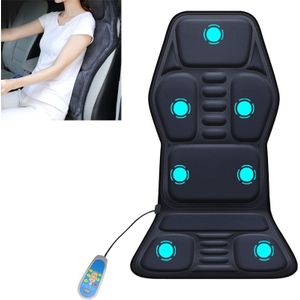 YJ-308 Car Massager Cervical Spine Neck Waist Car Home Heating Whole Body Multifunctional Massage Mat  Specification: Classic Version