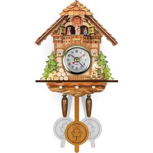 Barley Bird Wall Clock Retro Living Room Watch(CM003)