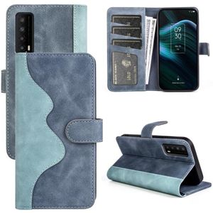 Voor TCL Stylus 5G Stitching Horizontal Flip Leather Phone Case