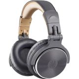 OneOdio Pro-10 Head-mounted Noise Reduction Wired Headphone with Microphone  Color:Grey Khaki
