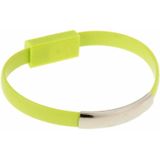 Wearable Bracelet Sync Data Charging Cable  For iPhone 6 & iPhone 5S & iPhone 5C &iPhone 5  Length: 24cm(Green)