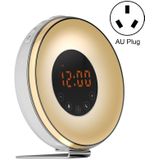 Simulated Sunrise And Sunset Sleep Light Alarm Clock with FM Radio(AU Plug)