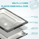 Voor MacBook Air 13.6 A2681 ENKAY Hat-Prince 3 in 1 Beschermende Beugel Case Cover Hard Shell met TPU Toetsenbord Film/Anti-stof Pluggen  Versie: US (Khaki)