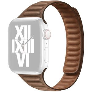 Slimming Loop Magnetic Replacement Watchband For Apple Watch Series 7 41mm / 6&SE&5&4 40mm / 3&2&1 38mm(Brown)