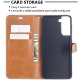 For Samsung Galaxy S30 Color Matching Denim Texture Horizontal Flip Leather Case with Holder & Card Slots & Wallet & Lanyard(Green)