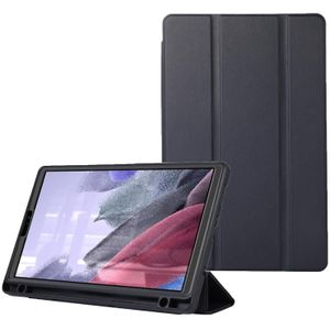 Voor Samsung Galaxy Tab A7 Lite Effen kleur 3-opvouwbare lederen tablethoes