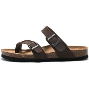 Ruizu Paar Cork Slippers Strandschoenen Slippers  Grootte: 39 (Bruin)