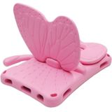 Voor Galaxy Tab A 8.0 2019 T290 / T295 Butterfly Bracket Style Eva Kinderen Vallende Proof Cover Beschermhoes (Roze)