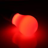 7W E27 2835 8LEDs Flicker Free LED Energy Saving Bulb  Light Color: Red Light  AC 85-265V