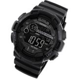 SKMEI 1243 Men Sports Watch Outdoor Waterproof Digital Watch(Black)