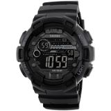 SKMEI 1243 Men Sports Watch Outdoor Waterproof Digital Watch(Black)