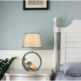 Modern Bedside Reading Statue Base Lamp Home Decoration  Light color:Dimming Switch 3W White Light  Bulb