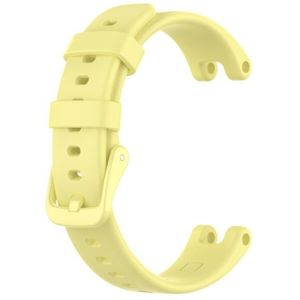 For Garmin Lily Silicone Replacement Strap Watchband with Dismantling Tools(Yellow)