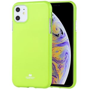 GOOSPERY JELLY TPU Shockproof and Scratch Case for iPhone 11(Green)