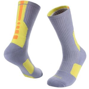 2 paren volwassen Mid tube sokken dikke badstof basketbal sokken  maat: gratis grootte