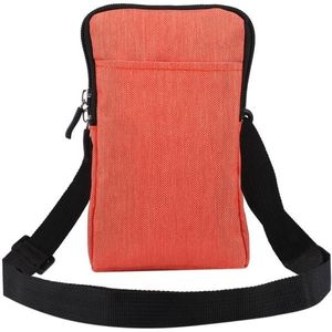 Universal Fashion Waterproof Casual Mobile Phone Waist Diagonal Bag For 6.7-6.9 inch Phones(Orange)