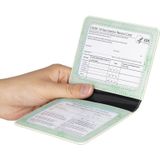 3 PCS CPVC1004 Marble Pattern Card Holder ID Card Case PU Protective Case(Green)