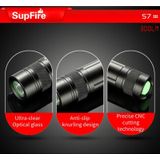 SupFire S7 CREE XPE 3W Water Resistant Strong LED Flashlight  300 LM Portable Mini Lamp with Strong / Middle / Low / Strobe / SOS Modes for Hiking / Driving Tour / Camping