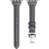 Kleine taille vlinder gesp horlogeband voor Apple Watch Ultra 49 mm / serie 8 & 7 45 mm / SE 2 & 6 & SE & 5 & 4 44 mm / 3 & 2 & 1 42 mm