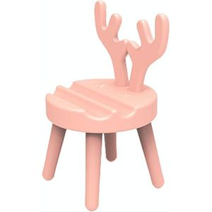 Cartoon stoelvorm desktop mobiele telefoonhouder schattig mini universeel telefoonrek  stijl: hert