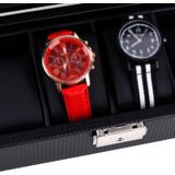 Geweven patroon PU Lederen Watch Box Sieraden Opslag Display Box  Kleur: 12 Bits