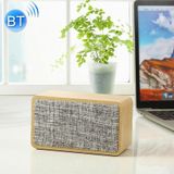 Q2 Double Speaker Wooden Bluetooth Speaker(Yellow)
