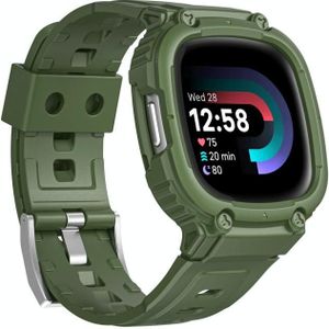 Voor Fitbit Versa 4 / 3 / 2 / 1 Armor Geïntegreerde TPU-horlogeband