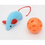 Grappige kat speelgoed muis gat Stick met klokken grijpen interactieve Mouse Hunt kattenspeelgoed