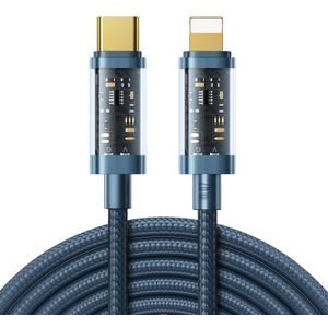 Joyroom S-CL020A20 USB-C / TYPE-C tot 8 PIN 20W SYNC-gegevenskabel  kabellengte: 2m