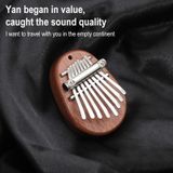 Mini 8 Tone Duim Piano Kalimba Muziekinstrumenten  Geschenkdoos (Acrylic Bear)