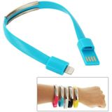 Wearable Bracelet Sync Data Charging Cable  For iPhone 6 & iPhone 5S & iPhone 5C &iPhone 5  Length: 24cm(Blue)