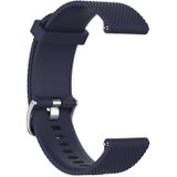 22mm Texture Silicone Wrist Strap Watch Band for Fossil Gen 5 Carlyle  Gen 5 Julianna  Gen 5 Garrett  Gen 5 Carlyle HR (Dark Blue)